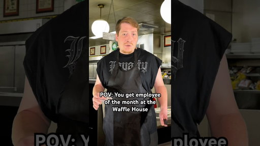 Waffle House employee of the month #comedy #funny #wafflehouse #employeeofthemonth