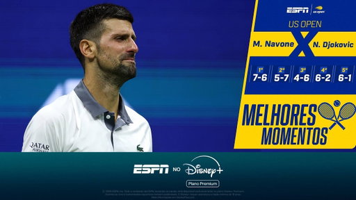 DJOKOVIC SUCUMBE ÀS DORES NAS COSTAS, CHORA E É ELIMINADO NA ESTREIA DO US OPEN | MELHORES MOMENTOS