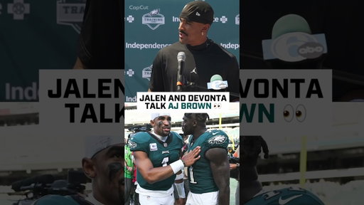 Jalen and Devonta on AJ Brown 👀