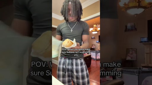 POV: When you gotta make sure subway isn’t scamming you #youtubeshorts #relatable