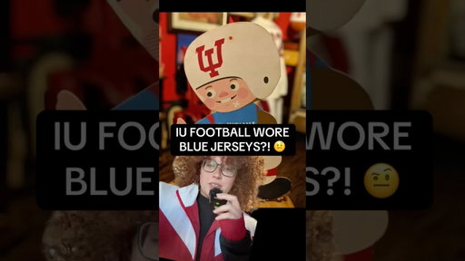 IU FOOTBALL WORE BLUE JERSEYS?!