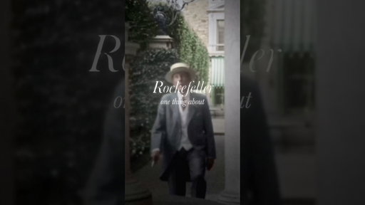 The unshakable self-confidence of Rockefeller