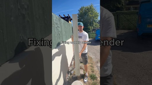 The ultimate DIY render fix 🫣 #diy