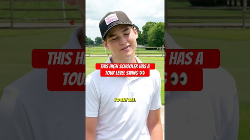 This High Schooler has a Tour level swing 👀
