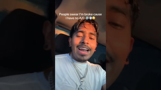It’s not that hot 🙄🙄🤦🏾‍♂️ #SummerHeat #NoAc #Sweating #CarSauna