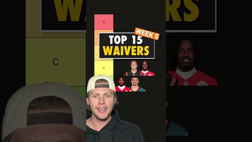 Waiver Wire Targets - Week 5 🎯