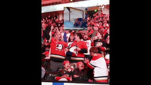 Anaheim Ducks Fans React to Game 1 Goal inside Honda Center