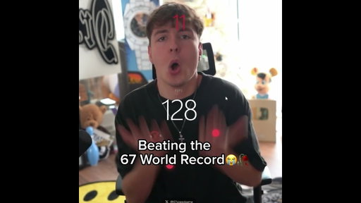 BEATING THE 67 WORLD RECORD 😭🥀