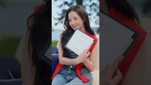 TOMMY HILFIGER | Special delivery for JISOO. See you at the Tommy Hilfiger Spring 2027 show!