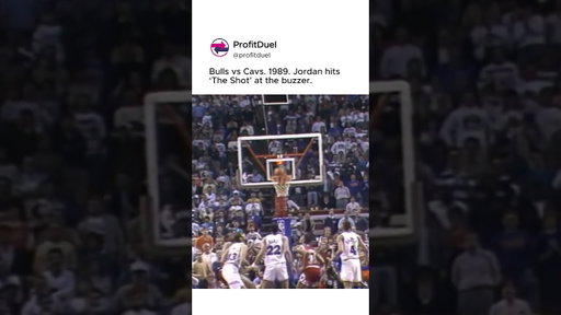 Michael Jordan’s “The Shot” – Birth of a Legend