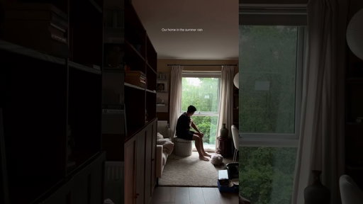 Nothing like watching the rain fall on a hot summer day