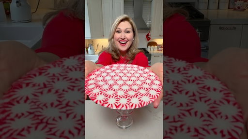 Peppermint Candy Plate