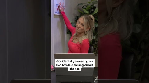 Accidentally swearing on National TV for the first time
