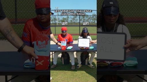 Left or Right CHALLENGE: BASEBALL EDITION! #shorts