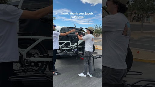 How to load your Lectric eBikes onto a hitch mounted bike rack!