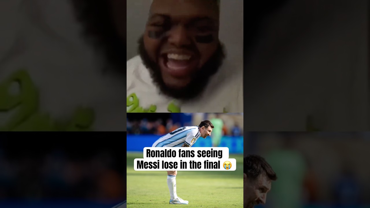 Ronaldo fans were hate watching Messi 💀