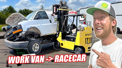 Cheap Racecar Challenge Ep.2 - The Van is HEAVY... We Might Be In Trouble