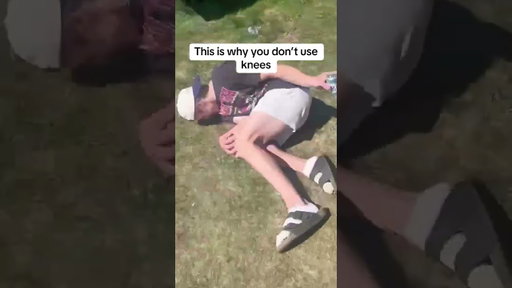 Don’t use knees