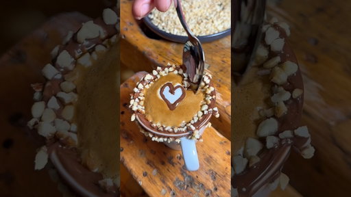The best hazelnut espresso macchiato ☕️🤪 #coffee