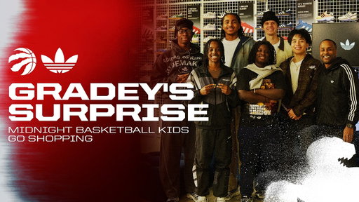 “GRADEY’S SURPRISE” Midnight Basketball Kids Go Shopping