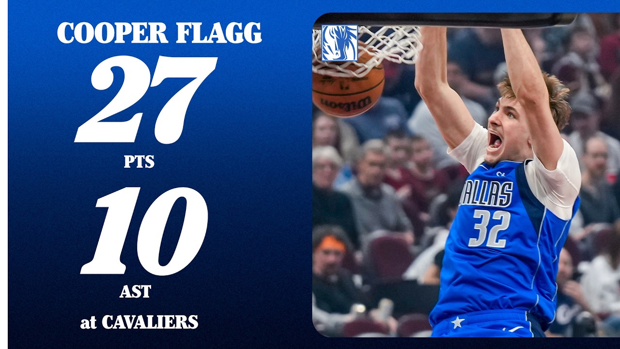 Cooper Flagg (27 PTS 10 AST) at Cleveland Cavaliers | March 15, 2026
