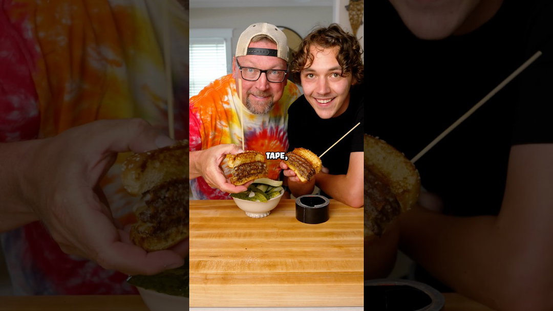 My Dad invented a new kind of burger
