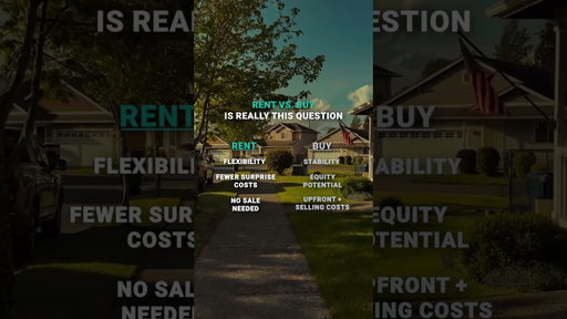 Choosing the right housing path 🏡