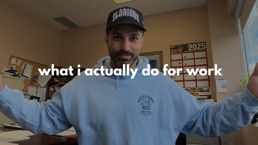 What I actually do for work….