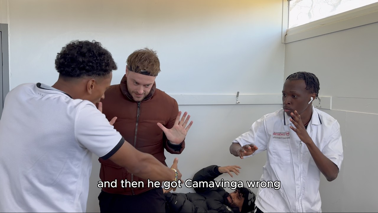 Real Madrid's medical staff scanning wrong body parts