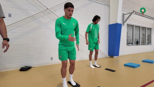 المنتخب الوطني يستعد للقاء البرازيل