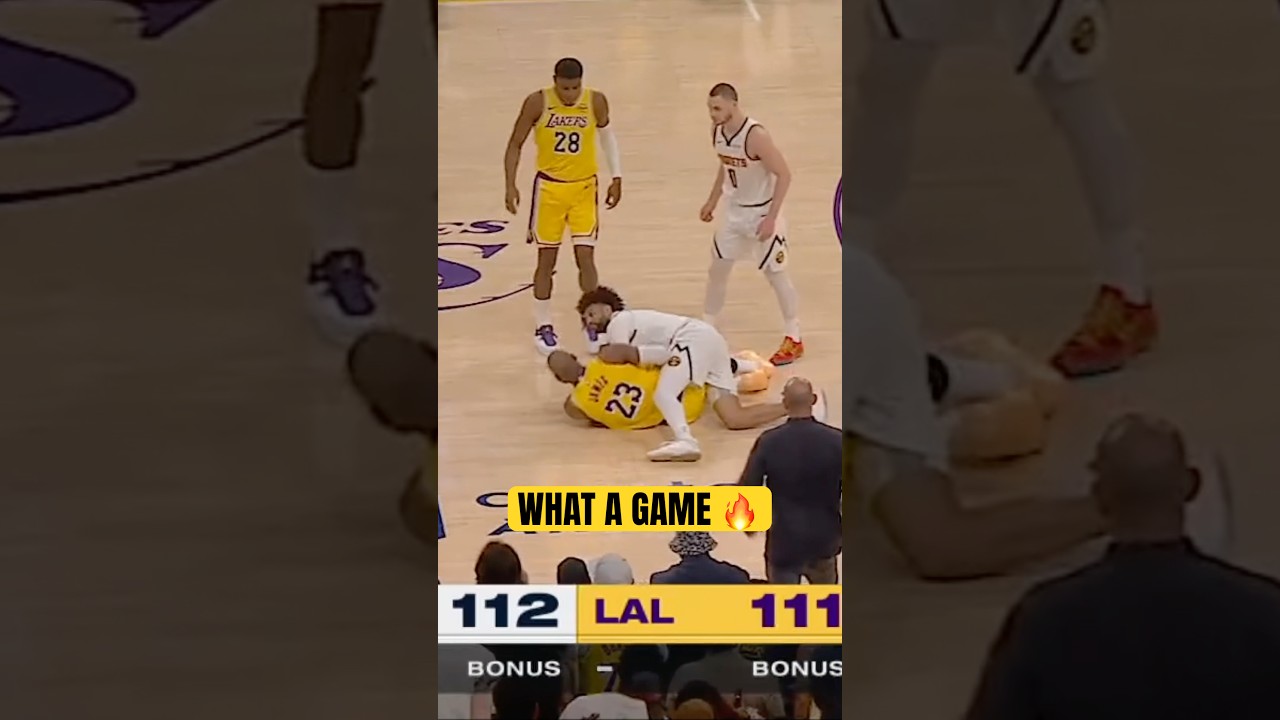 INSANE ENDING TO LAKERS-NUGGETS 🤯