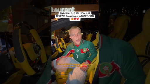 Waaaaa 🤯#tiki #morocco #ferrari #keyvany #purosangue