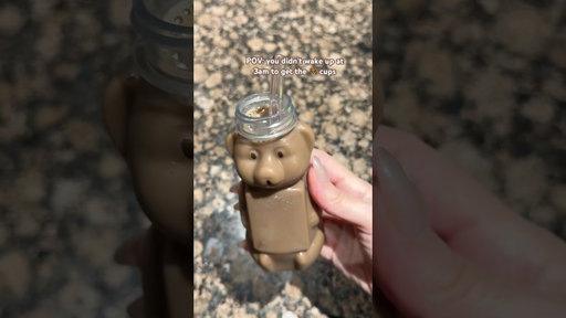 POV: you didn’t wake up at 3am to get the bear cups #shorts
