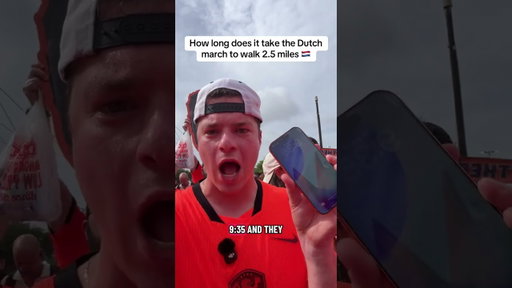 I had my doubts but the march with the Netherlands fans before the Sweden game was an absolute time