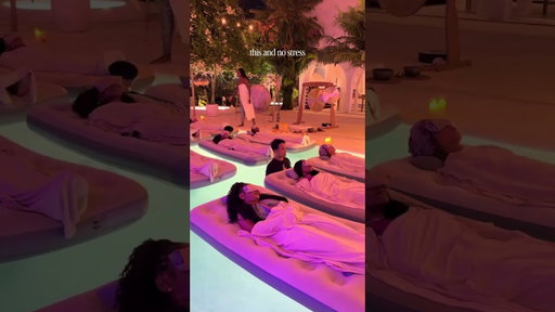 This and no stress I got to experience a Floating sound bath in Bali this past week #bali