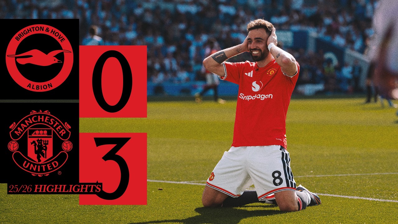 Make That Twenty One 🔥👏 | Brighton v Man Utd | Highlights