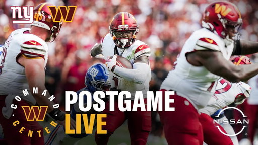 GAME 1, GAME WON | Postgame LIVE: Commanders Beat Giants to Kick Off 2025 Season | NFL