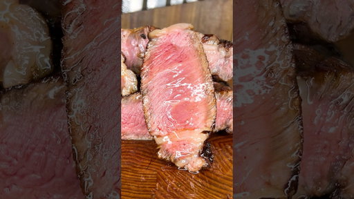 I was a happy man after slicing open this Rib-Eye Steak 💰🥩