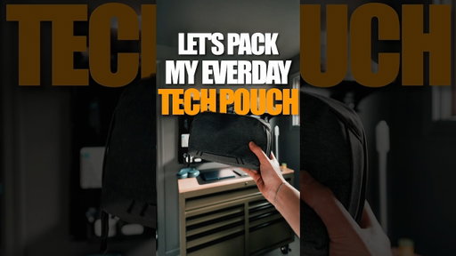 What I Pack In My Everyday Tech Pouch #tech #techessentials #packing
