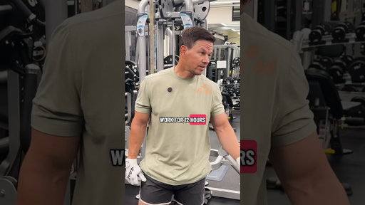 Mark Wahlberg and Hannah Stocking on how to be disciplined #shorts