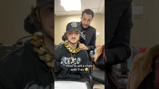 How To Sell a Chain with Trax NYC 😂 #traxnyc #shorts @TraxNYCDiamondJewelry