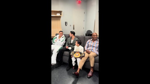 Little Benavidez is soaking up all the knowledge from Uncle Mike and Ryan Garcia