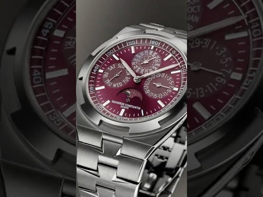 New Horizons: Overseas Perpetual Calendar Ultra-Thin in Burgundy