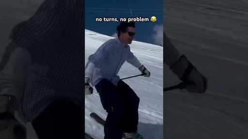 Who Needs Turns? ⛷️😂
