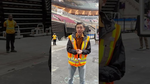 We went to Scotiabank Arena to see how they turn the court into the ice 🏀➡️🏒