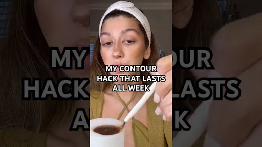 this self tan trick replaces my entire contour routine #beautyhacks #skintok #facecontour