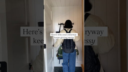 If your entryway keeps getting messy, it’s usually not the space, it’s the system.