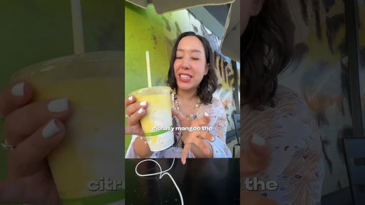 mango sticky rice smoothie! #thaifood #hawaii #mangostickyrice #hawaii #foodreview