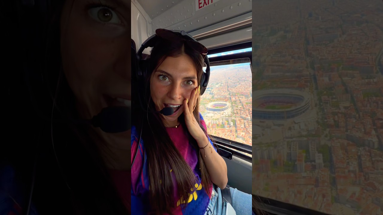I Flew Over The FC Barcelona Stadium 😳