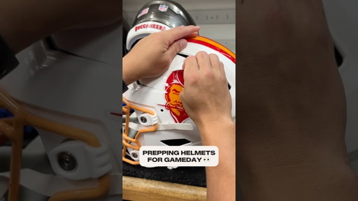 Bucco Bruce has never looked better 🔥 #behindthescenes #helmet #uniform #equipment #buccaneers #nfl
